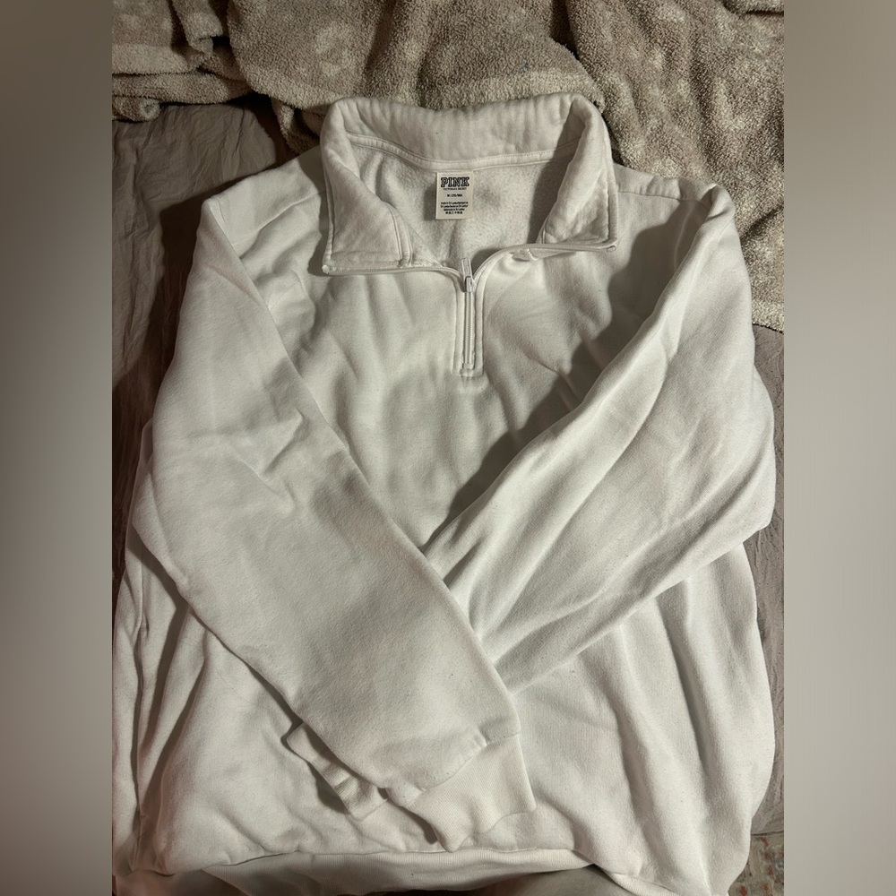 Vs pink quarter zip
